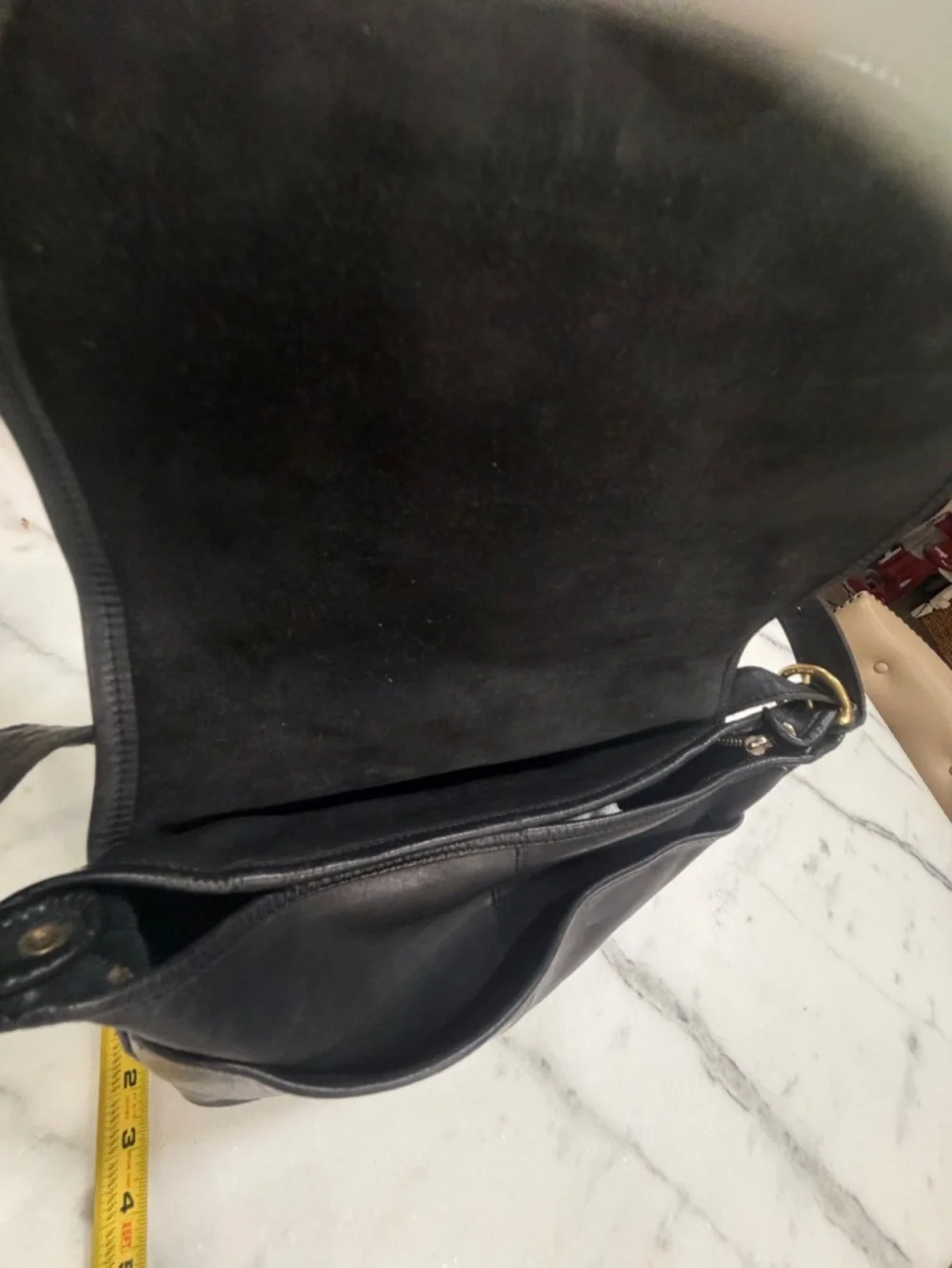 Black Coach Handbag ~ vintage
